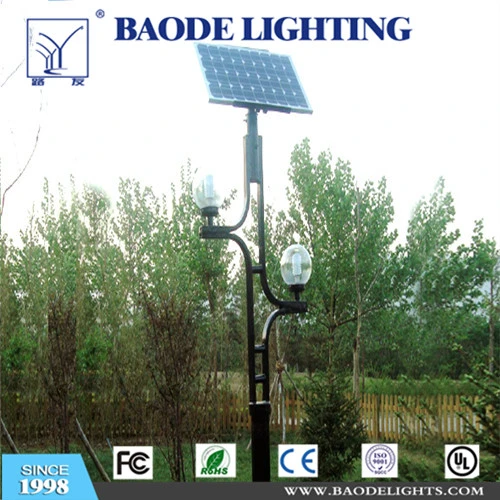 8m Pole 80W LED Solar Wind 400W Turbine Street Light