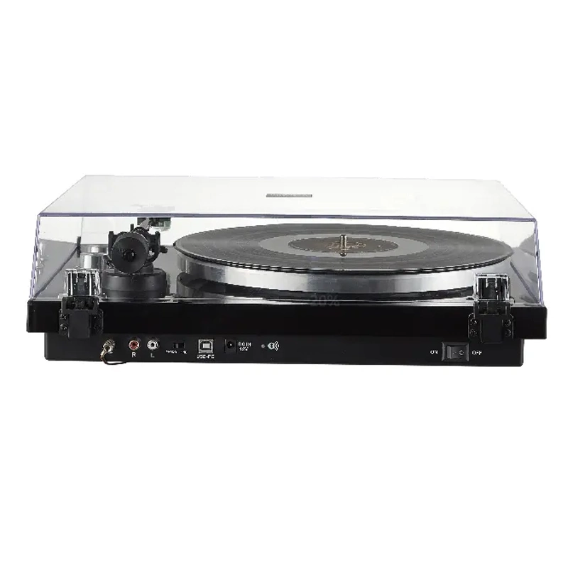 Nostalgic Mechanical Turntable Fully Automatiquie Plastic Vinyl Record Player