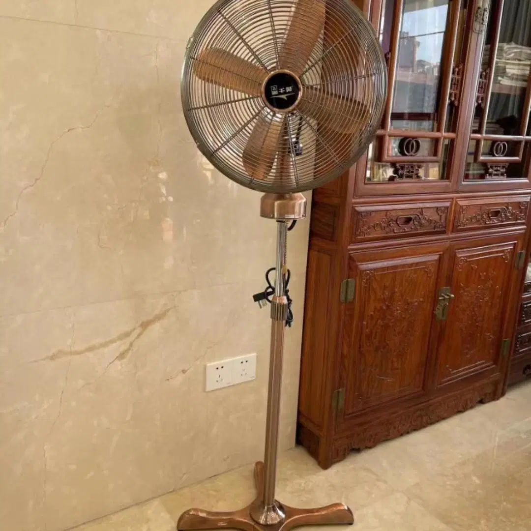 16 Inch China Manufacture Evernal Oscillating Pedestal Metal Stand Fan.