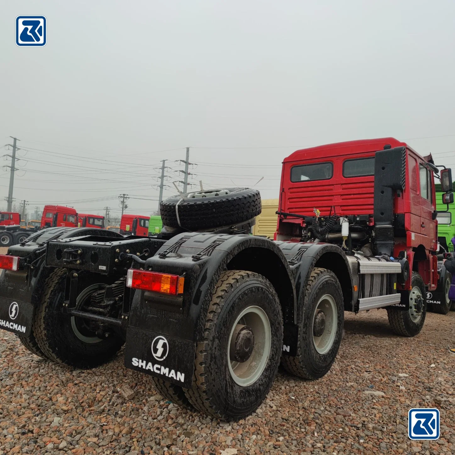 Shacman/F3000 6X4, transporte/trator-camião 375HP/12, mudança de caixa de velocidades alta/baixa/modo de venda