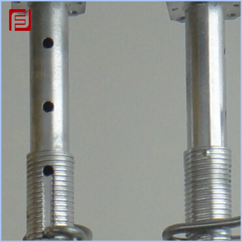 Encofrado de soporte del tubo de acero ajustable apuntalamiento puntales Jack prop.