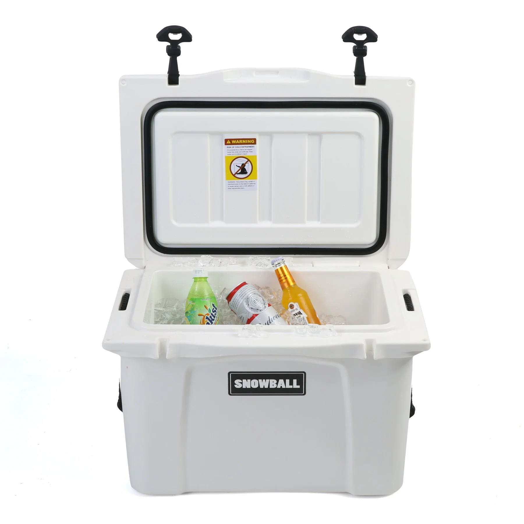 Snowball 37 Quart Rotomolded Ice Cooler Box (White)