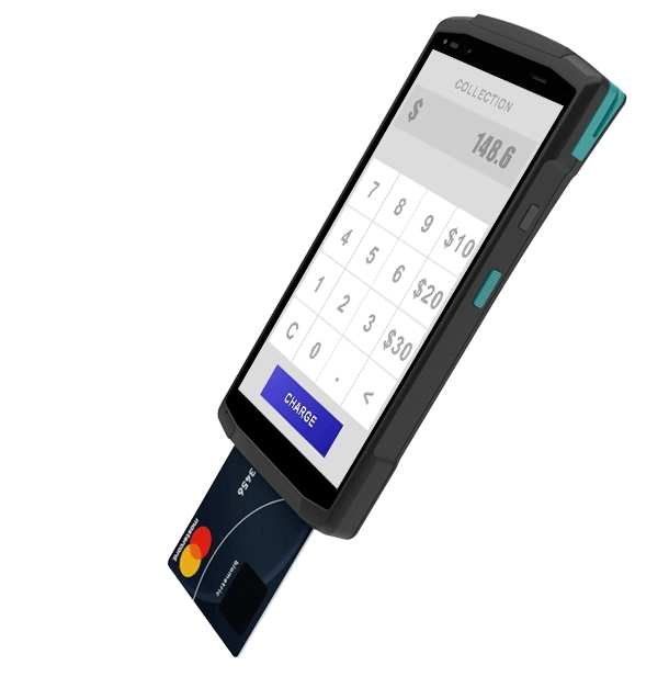 Сенсорный экран Smart Mobile POS проведите чип бесконтактный считыватель - все в одном CS20