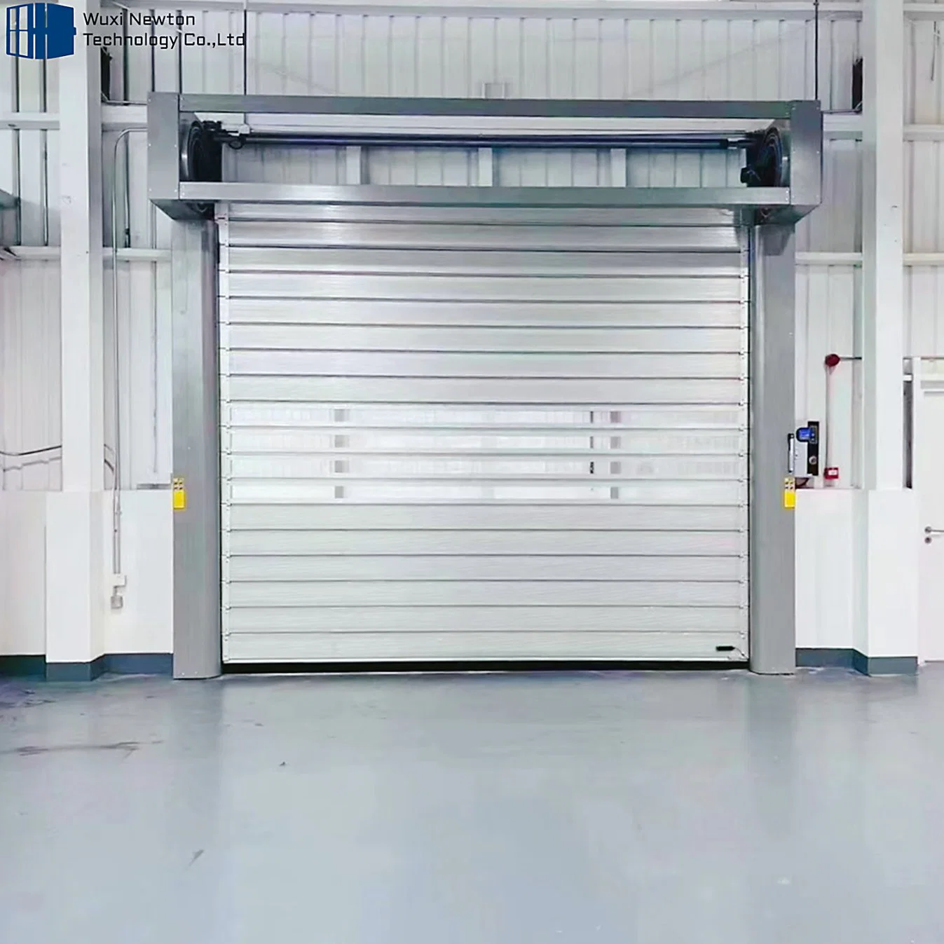 Fast Closing Rapid Insulated Large Aluminum Door Roller Rolling Shutter High Speed Hard Material Spiral Door