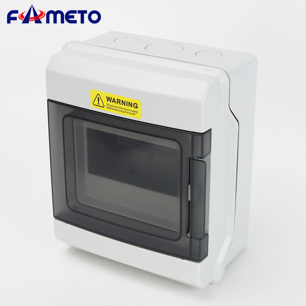 at-6 Photovoltaic Distribution Box PC Material Fireproof Waterproof Plastic Case 6 Bits