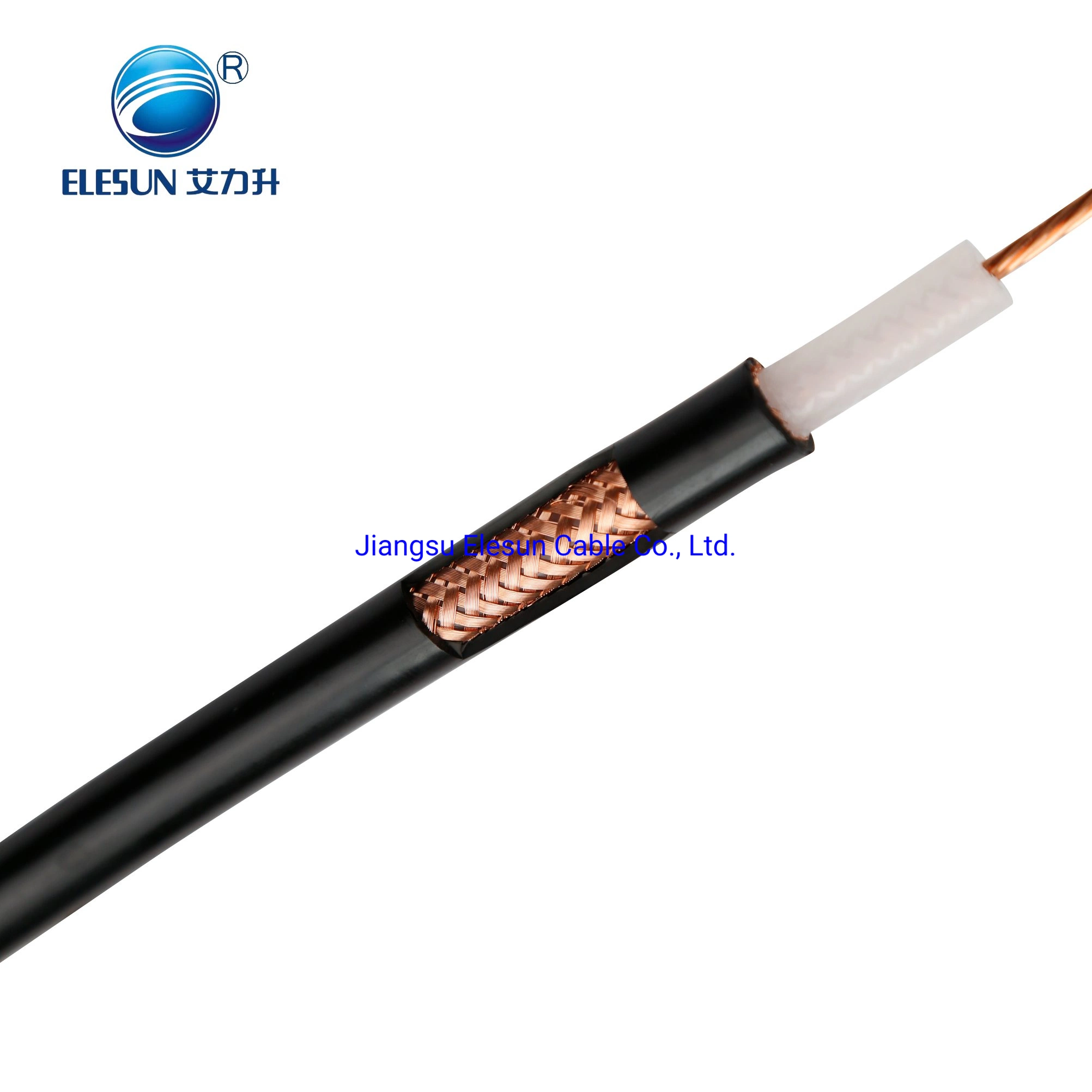 Factory Directly Sale 50ohm Coaxial Cable Solid PE Insulation Rg8 Rg174 Rg213 Rg214 Rg58 for Telecommunication System