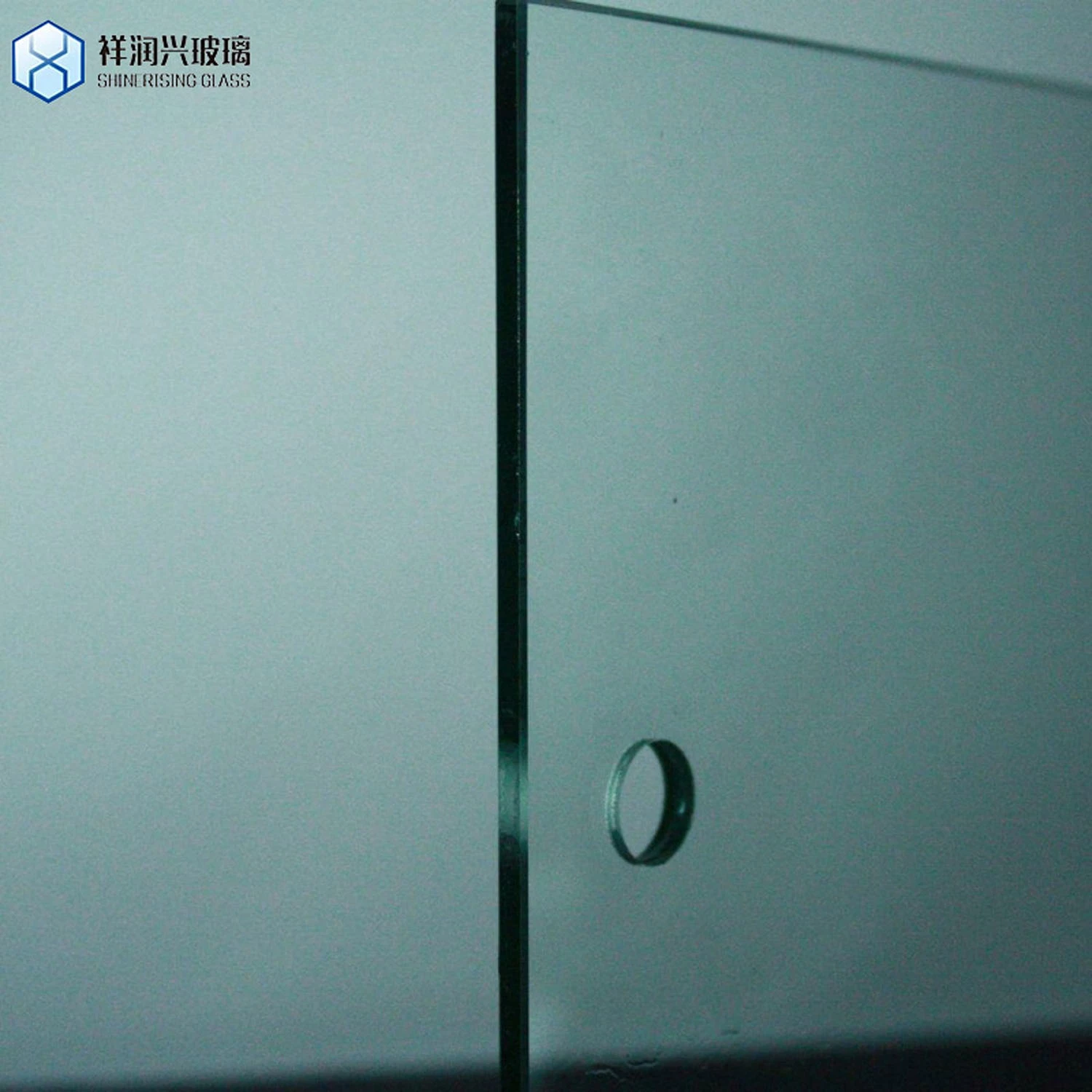 Customized 5mm Black Tempered Sandblasted Frosted Glass