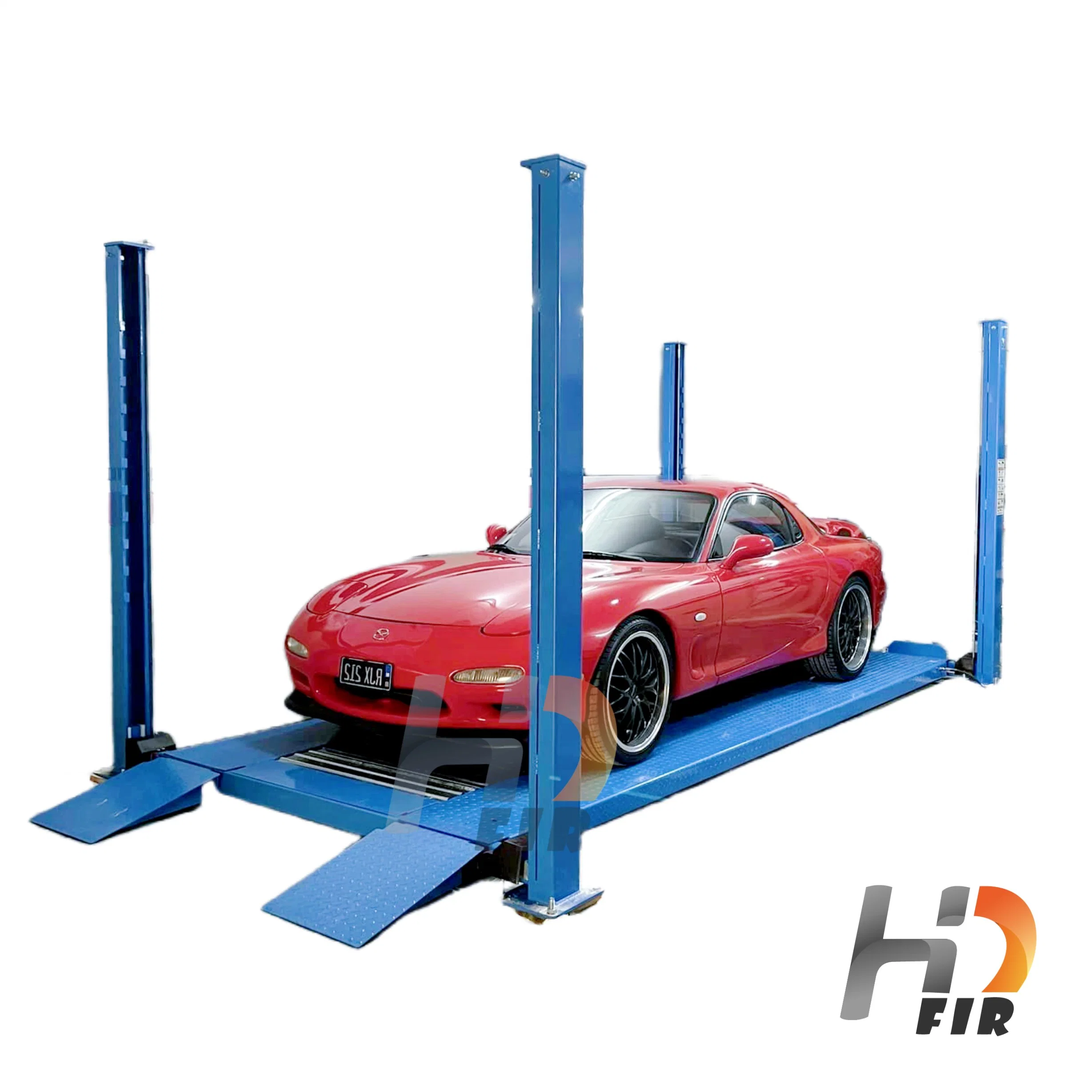 4 Post Double Parking Stacker by Hydraulic Lifting Hot Sale Automatic Lift