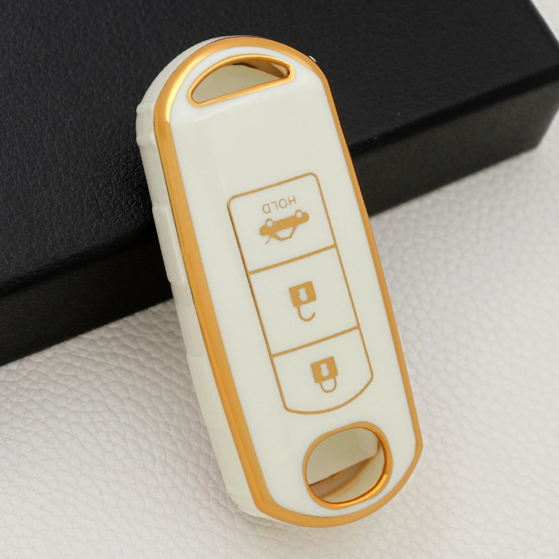 High quality/High cost performance Soft TPU 3 Buttons Car Key Cover for Cadillac