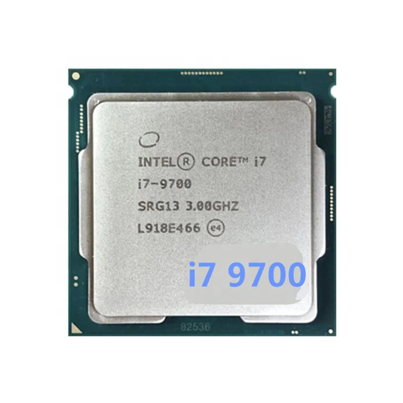 Nuevo chip original 3,6g 95W de ocho núcleos Intel i7 9700K CPU para escritorio