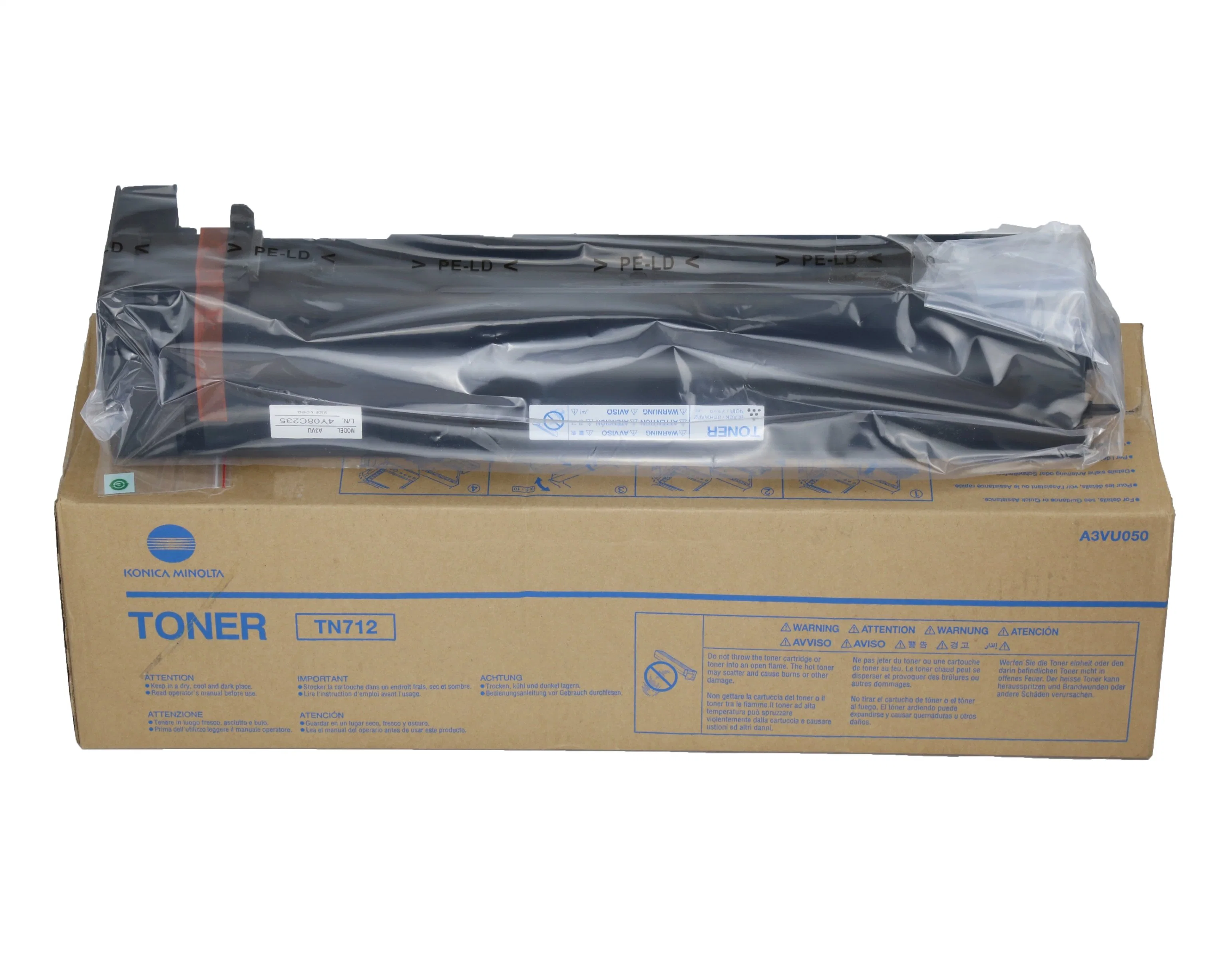 New Compatible Toner Cartridge Tn712 for Konica Minolta Bizhub 654/654e/754/754e