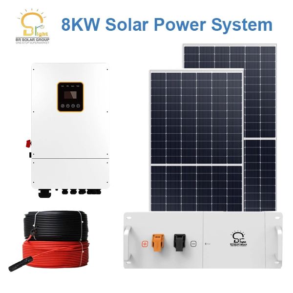 8kw 5kw off Grid Hybrid Inverter Battery for Home Solar System for Residential