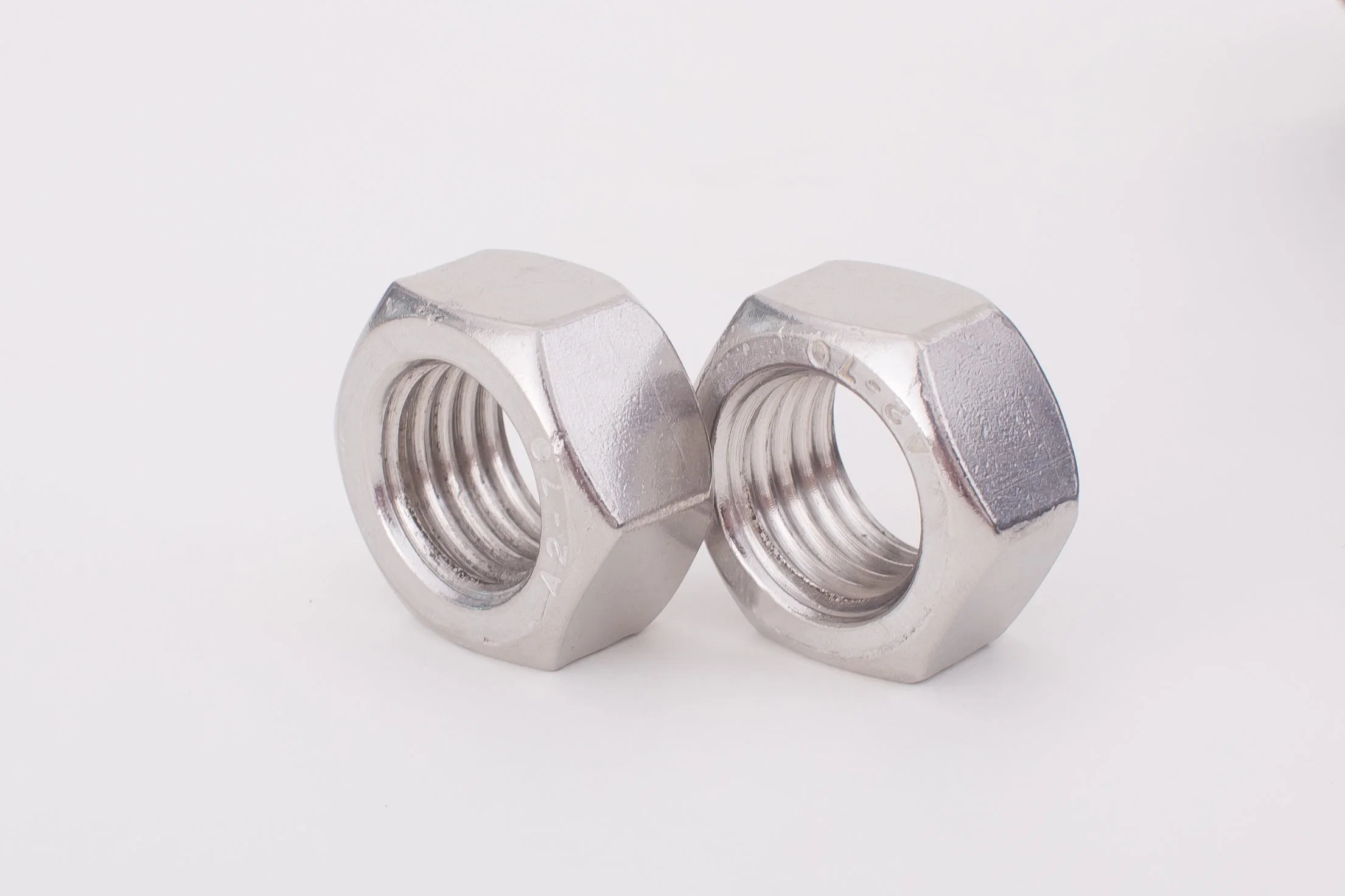 Cl 4 6 8 10 Carbon Steel Heavy Nuts Hex Head Jam Thin Bolt and Nuts DIN934 DIN3915 DIN971 DIN439 DIN936 Hex Nut