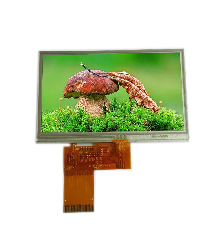 ODM 4.3 pulgadas de 480*272 Resolución St7282 Digital TFT Monitor LCD de pantalla táctil pantalla LCM