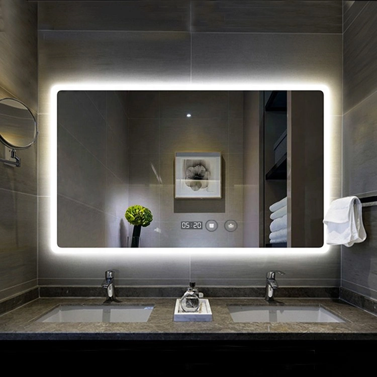 Environmental Anti-Fog Touch Switch Illuminated Smart LED Bathroom Mirror