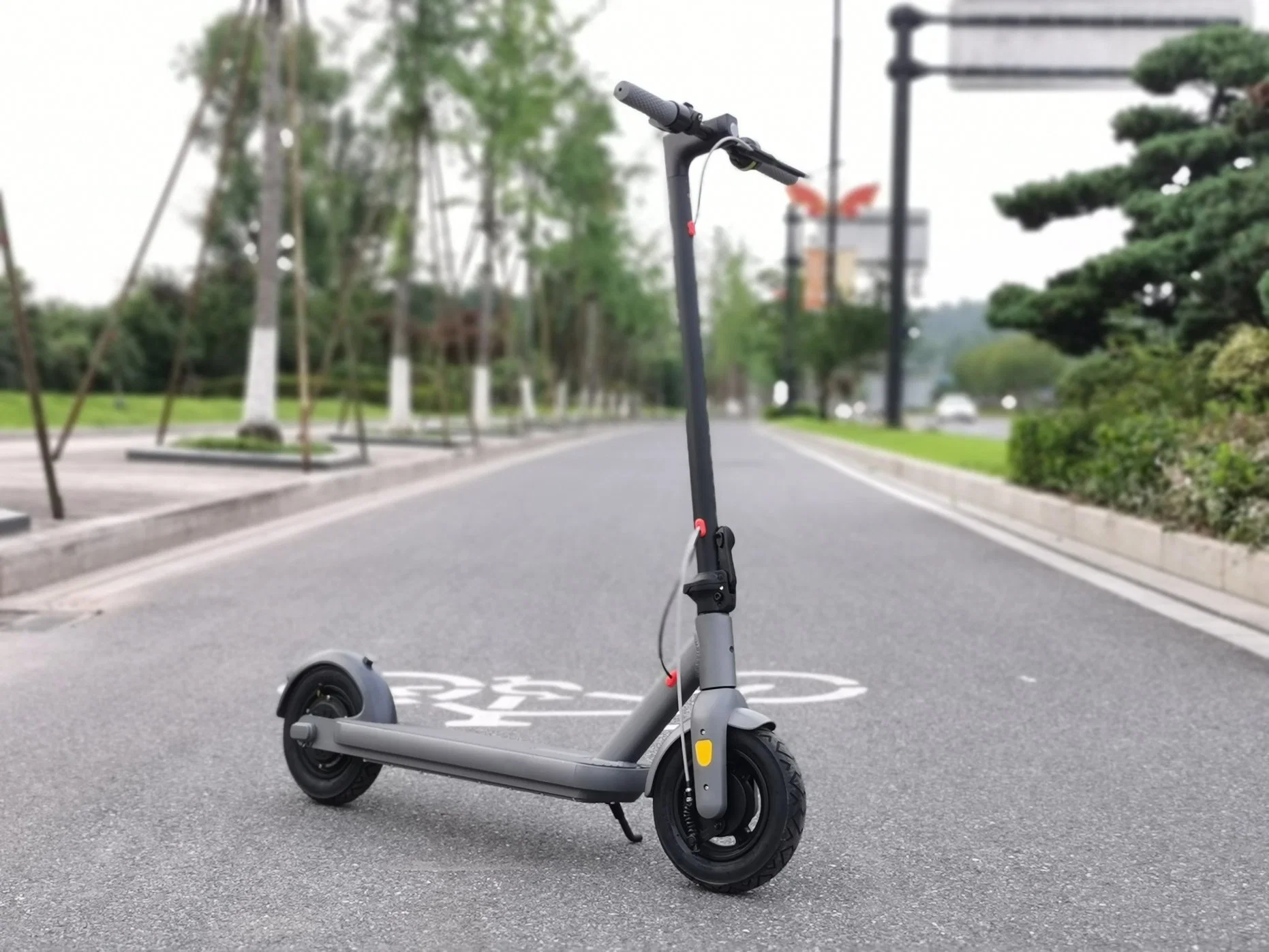 350W 36V 10pulgadas Trottinette Electrique Motor trasero de la batería de litio Scooter eléctrico