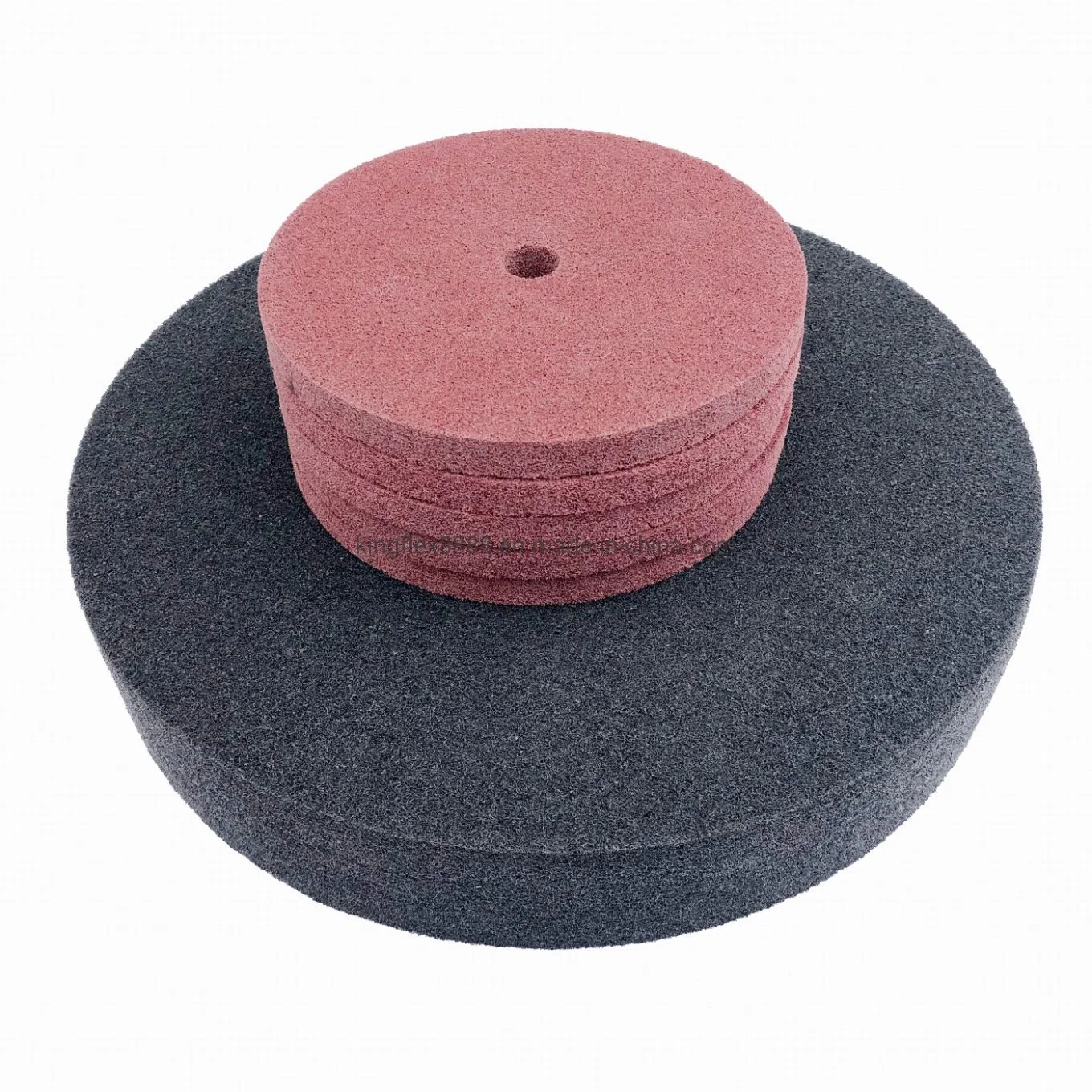 Non Woven Wheel, 150X13mm, U5/9p, Maroon Color