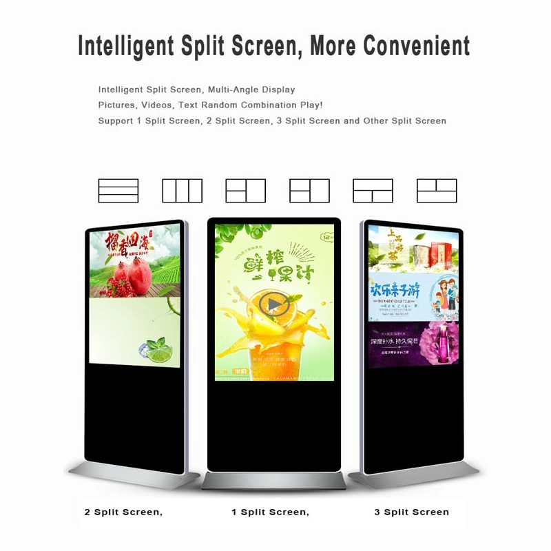 Lofit Bodenstand Vertikal Interaktive Digital Signage Totem LCD-Fernseher Touchscreens Kiosk Werbung Display für Werbung