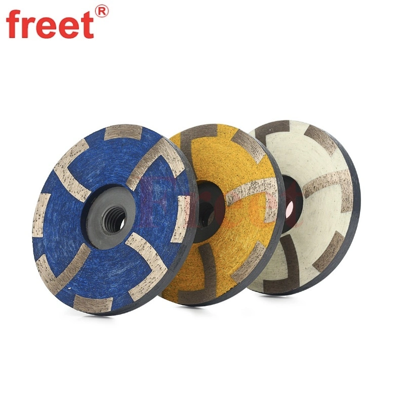 Diamond Tools 100mm Resin Filled Grinding Cup Wheels Iron Based for Concrete