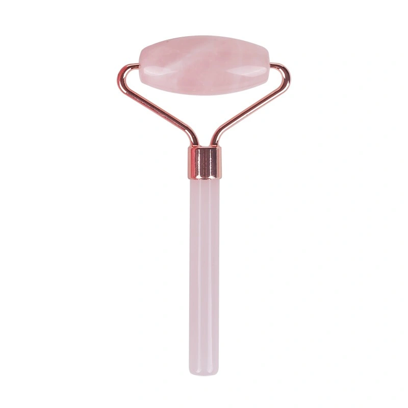 Wholesale/Supplier Natural Beauty Rose Quartz Jade Roller Gua Sha Set Face Massage Jade Roller