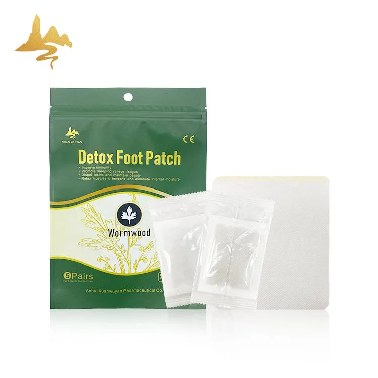 Basic Customized Product Medical Adhesive Herbal Detox Fuß Patch für Erwachsene