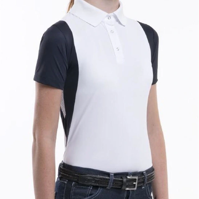 Slim Fit Tees Equitación prendas de vestir Mujeres camiseta de manga corta ropa ecuestre Longines ecuestre de otros productos de caballos