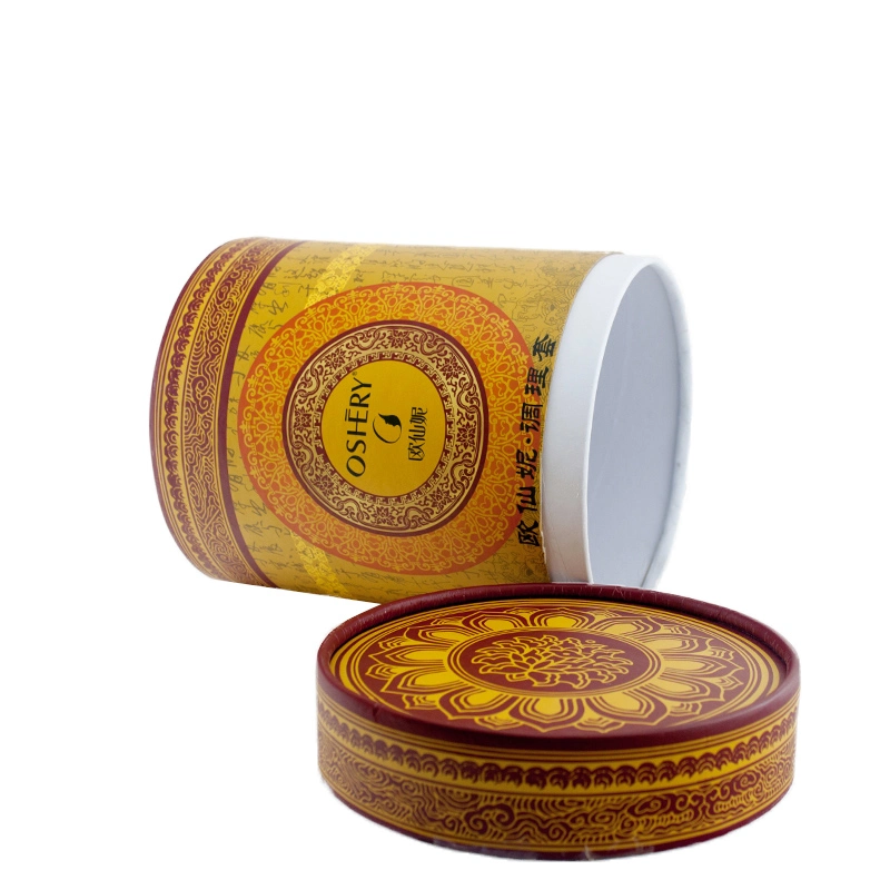 High quality/High cost performance Colorful Luxury Packaging Paper Carton Round Tube Box