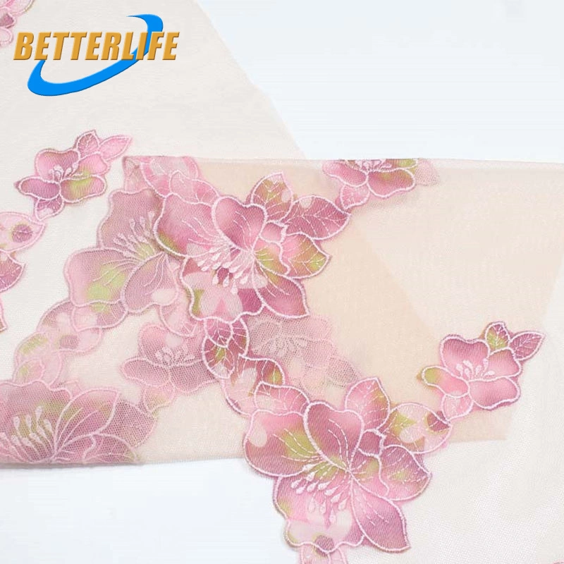 Butterfly Soft Tulle Butterflies Customized No Cardigans Doilies Minimum Embroidered Good Quality Exquisite Lace Fabric, Sequin Tulle Netting Purfle