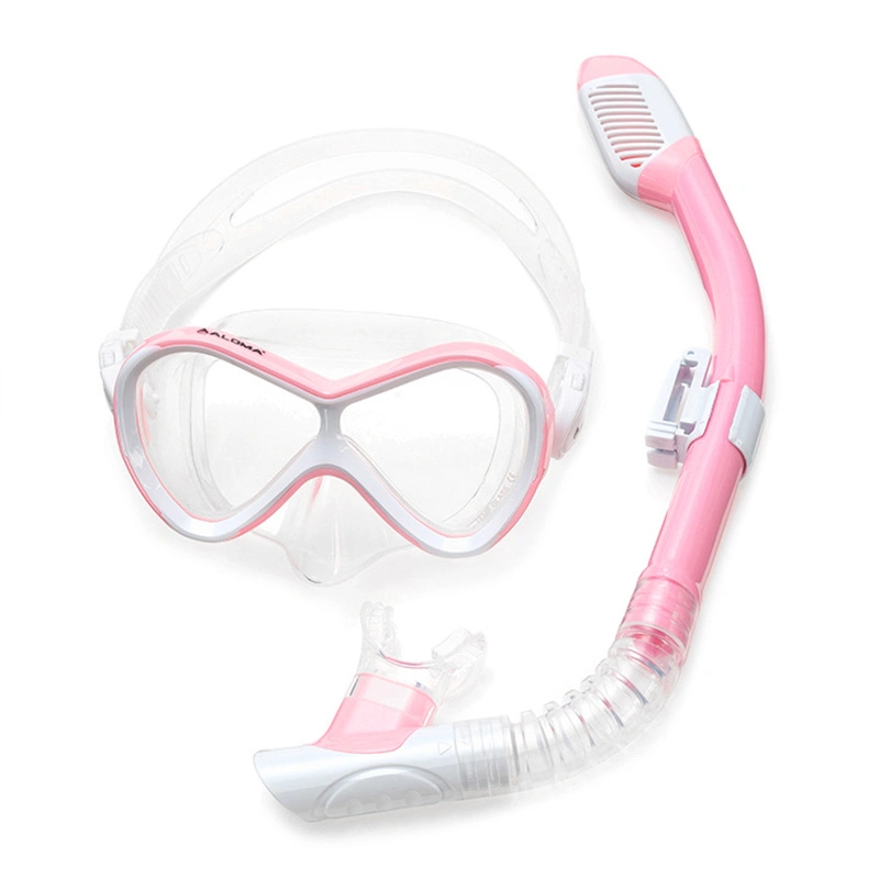 Customized Manufacturer of Children&prime; S Tempered Glass Diving Mask Goggles, Liquid Silicone Swimming Mask and Snorkel Set, Diving Equipment