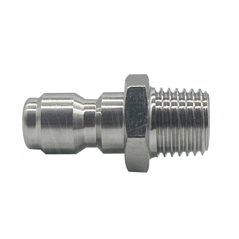 Stainless Steel Male and Female NPT 1/4 Inch Pressure Washer Coupler Adapter Quick Connect Plug