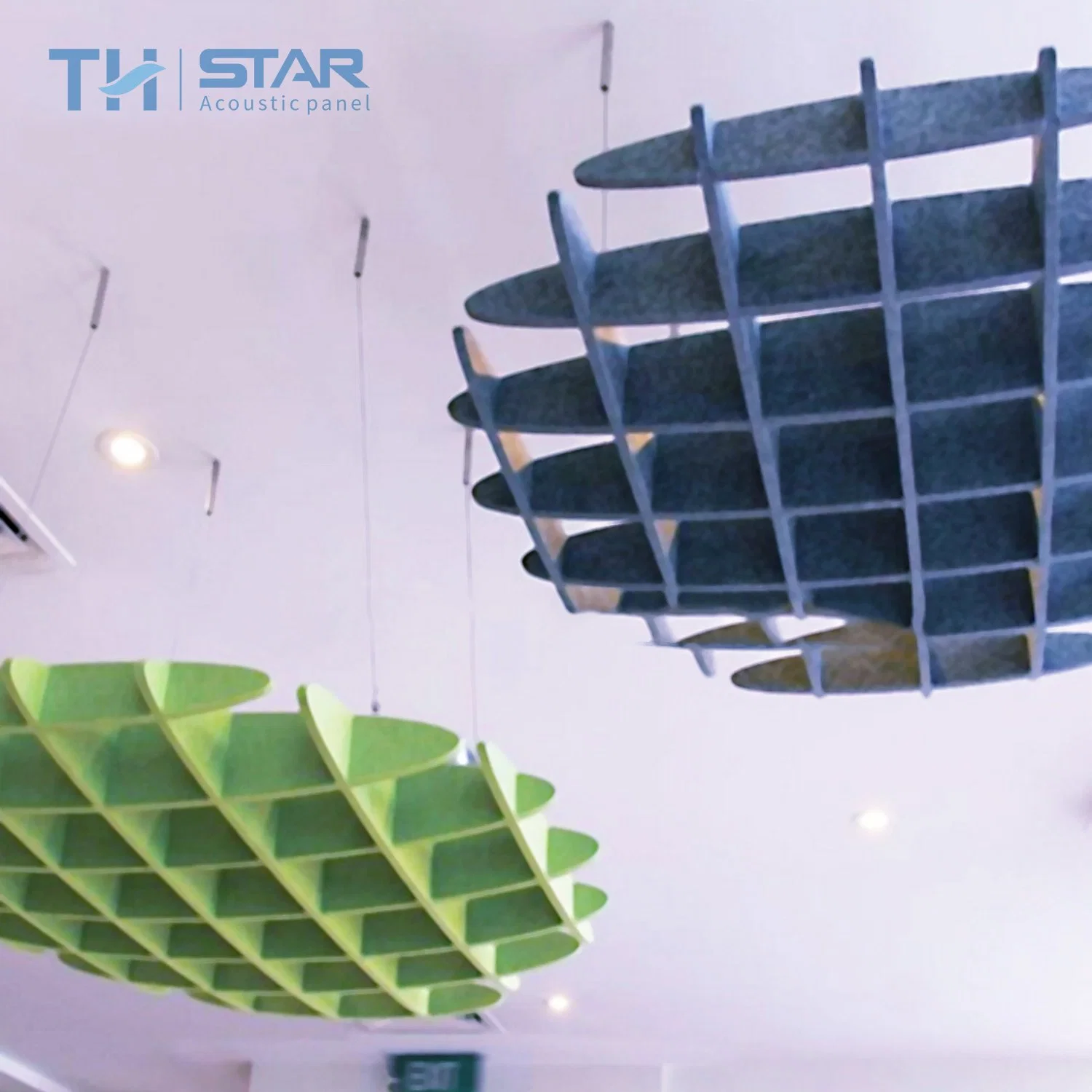 Painel decorativo do teto acústico de feltro para animais de estimação da TH-Star 3D