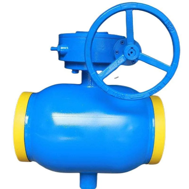 Manual Automatic Turbine All-Welded Ball Valve DN50 Pn16 Soft Seal Carbon Steel