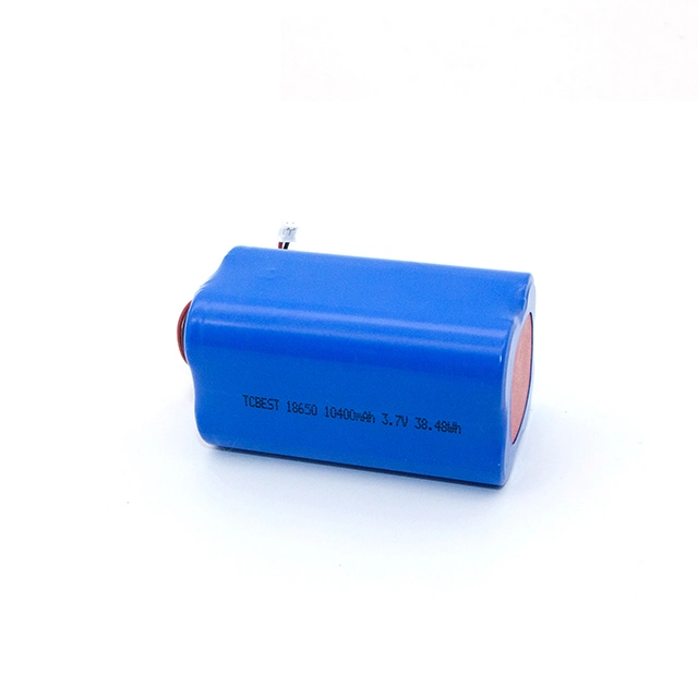 Hot Selling OEM Accepted Icr18650 Rechargeable Battery Pack Li Ion Battery Pack 3.7V 10400mAh 38.48wh Battery Pack 18650