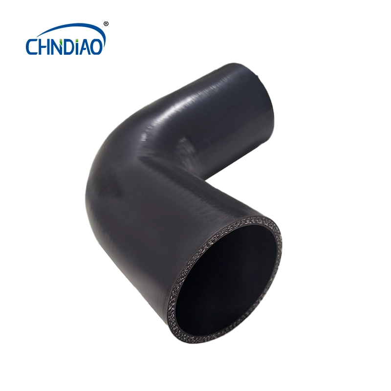 High Pressure Temperature Air Intake Auto Parts 90 Degree Elbow Rubber Silicone Hoses