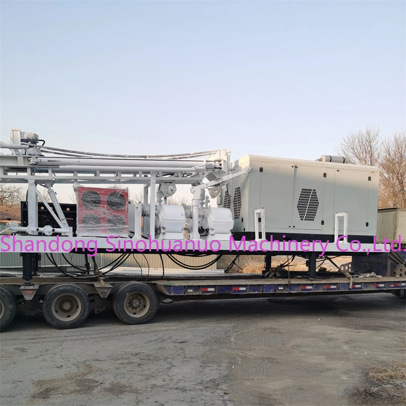 600m Skid Mounted Drill Rig/Rotary Drilling Rig and DTH Drilling Rig for Sale Which Install on Your Truck