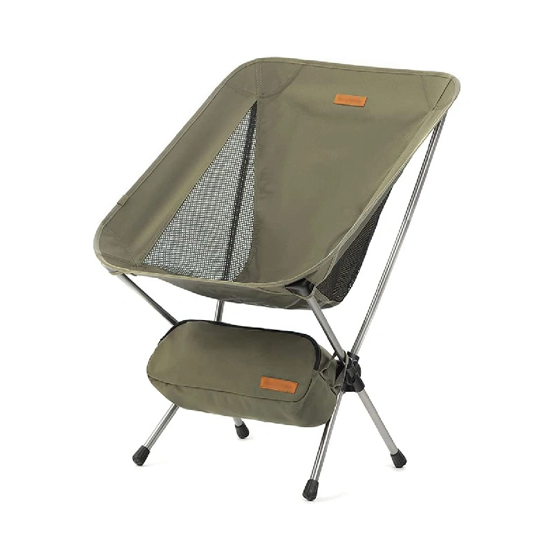 Prix usine chaise pliante avec sac de rangement pour la pêche en camping