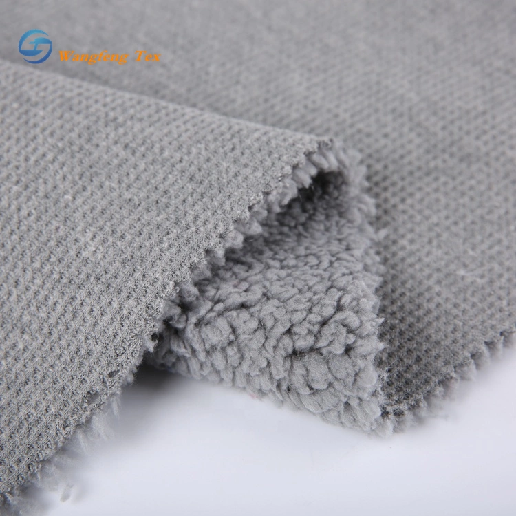 High quality/High cost performance  Suede Bonded Faux Rabbit Fur Fabric for Garment