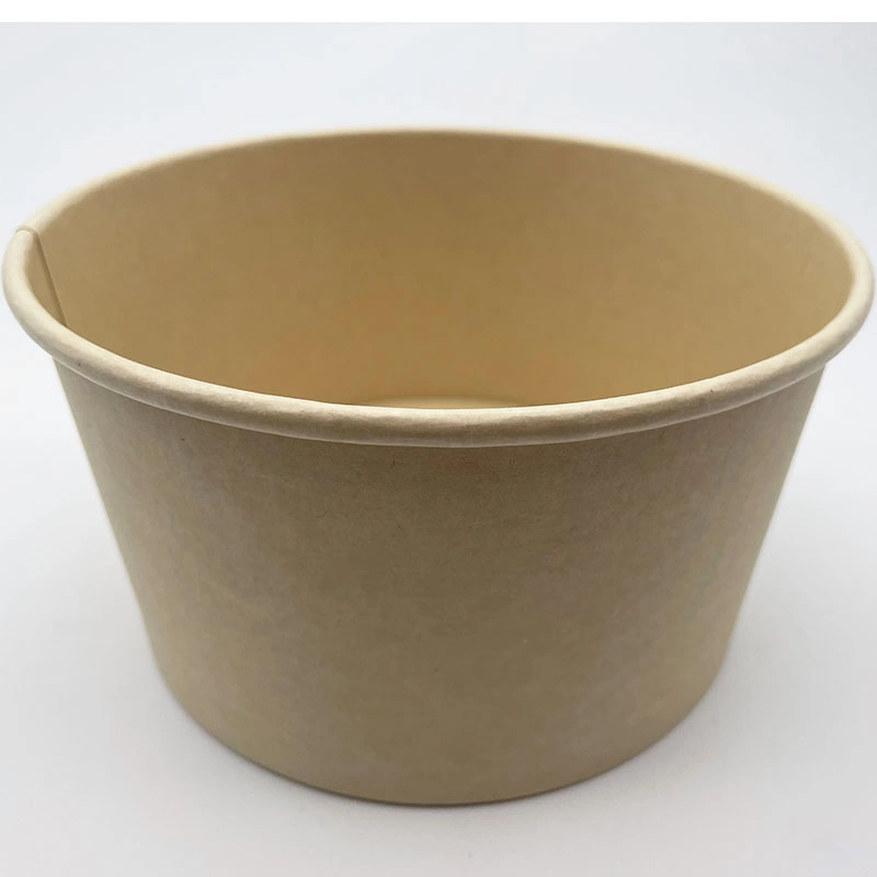 Oil Resistant Food Grade Disposable Bamboo Salad Bowl for Kids