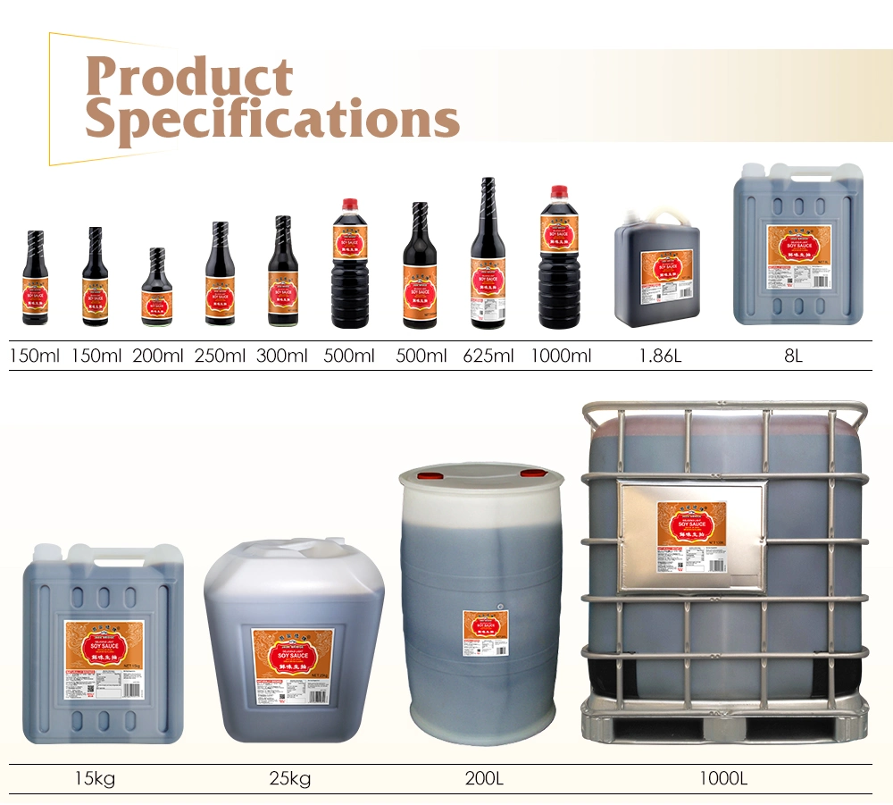 Food Manufacturer Exporter OEM Bulk Packing 15 Kg Fermented Superior Light Soy Sauce for Chinese Supermarket/Restaurant