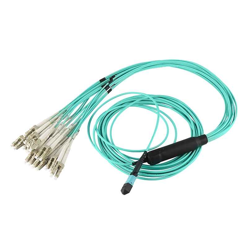 MPO (F) -LC Om4 8f 8core MPO Fiber Optic Jumper