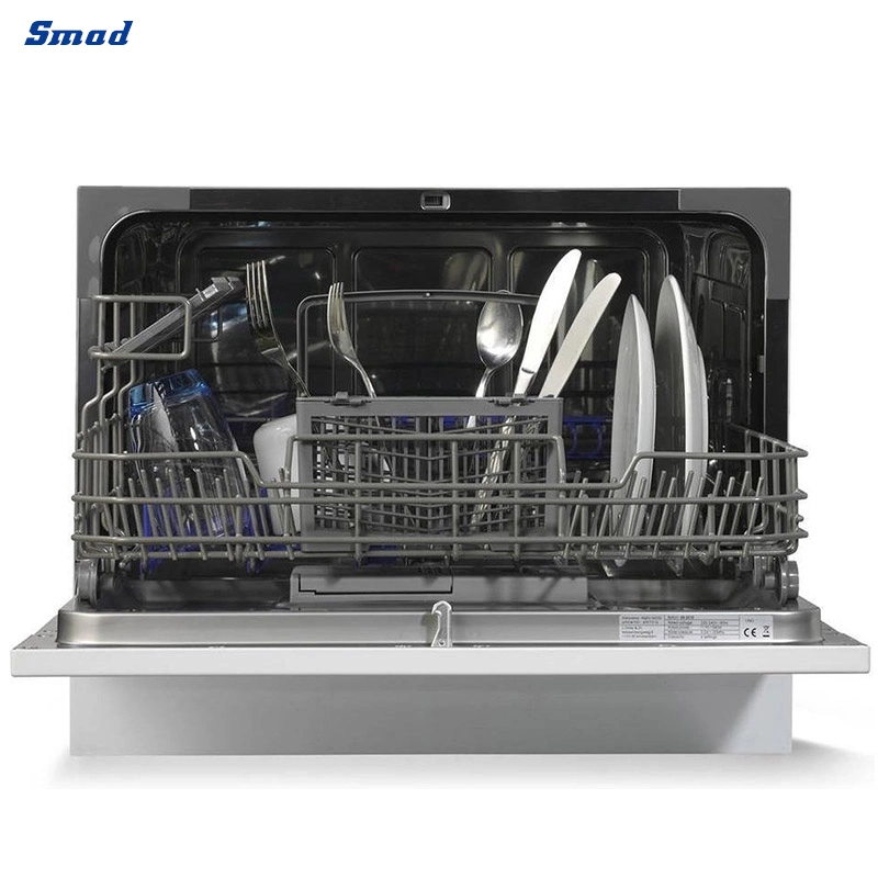 6sets Household Automatic Electric Tabletop Dishwasher Cleaner Dishwasher