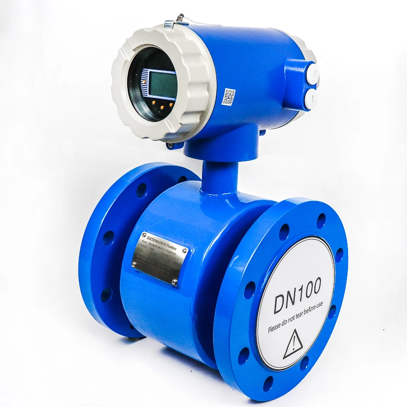 RS485 Digital agua sucia del medidor de flujo electromagnético para aguas residuales domésticas