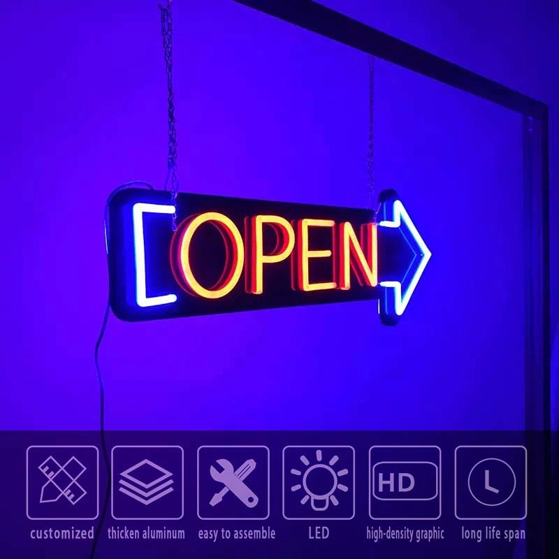 Wall Mounted Shop Front Open Sign LED Neon Light