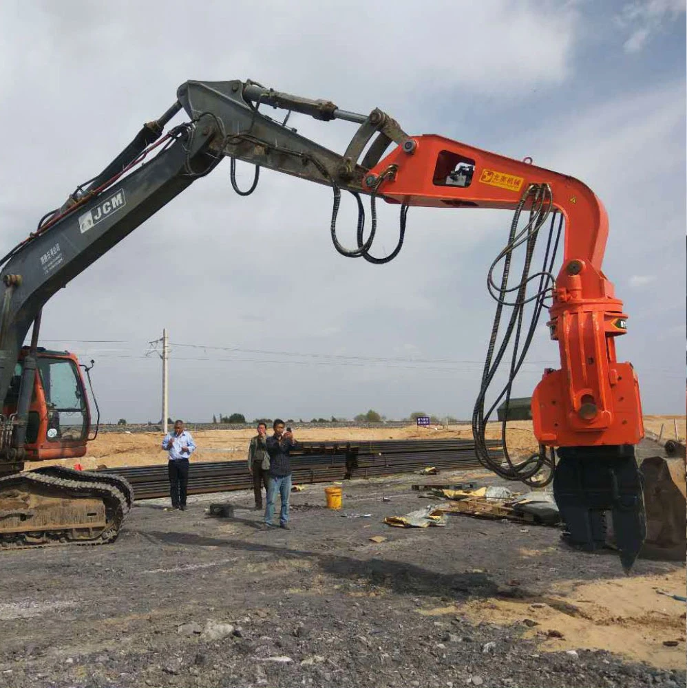 Excavator Mounted Hydraulic Sheet Plate/Tube Pile Driver