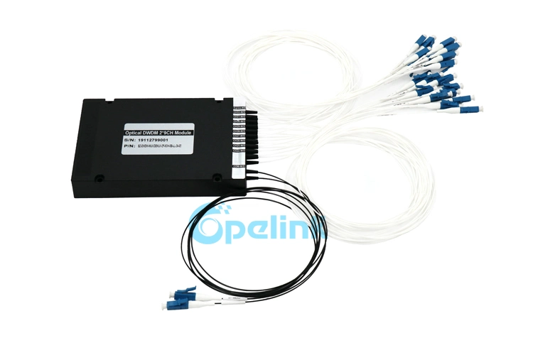 Opelink/OEM LC/PC Pigtail ABS Box 9CH DWDM óptico de alta calidad Módulo