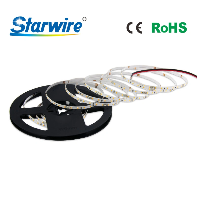 5m 24V Linear LED Flexible Ultra Thin 5mm Width Mini High CRI SMD 2216 LED Strip Light for Kitchen Cabinet