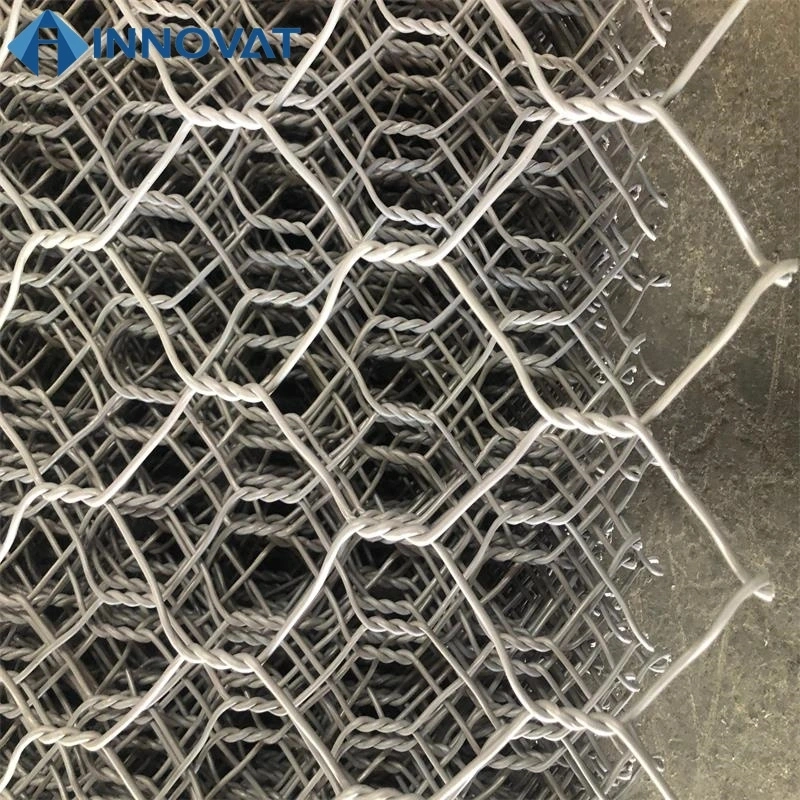 Malla de alambre hexagonal Gabion Box Gabion canasta/ recubierto de PVC de verificación