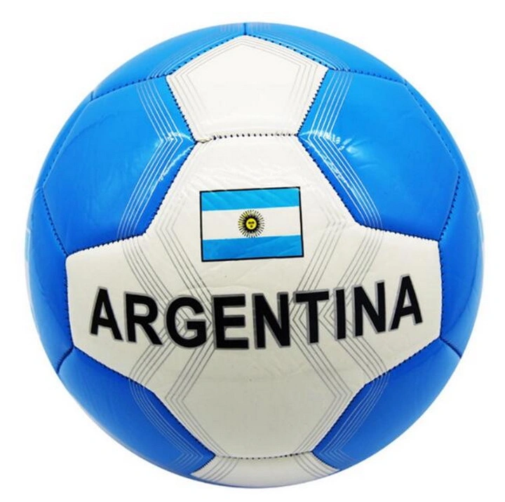 Balón de fútbol y fútbol PVC #5 con logotipo personalizado impreso para promoción