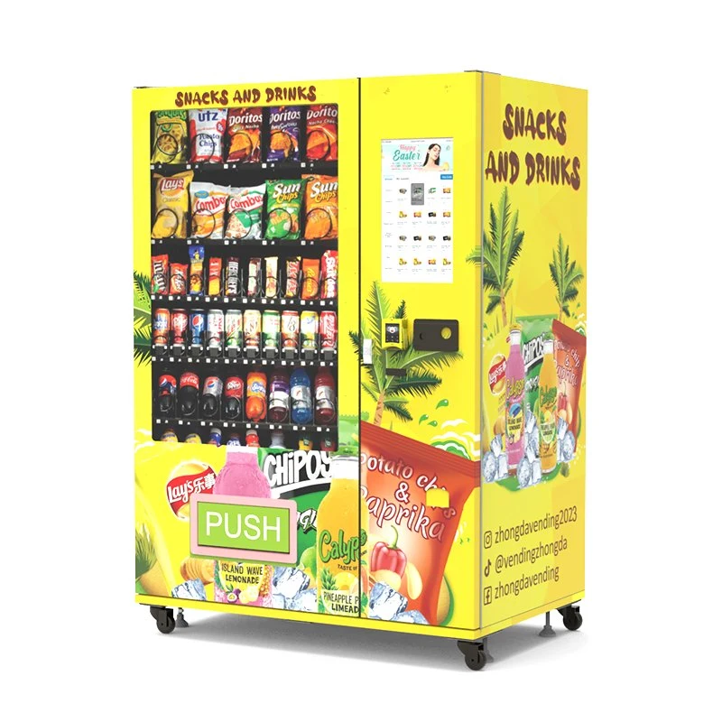 Автомат для бутылок с баками для напитков Cold Beer Vending Machine