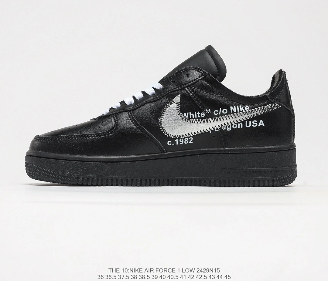 العلامة التجارية العصرية ثلاثة ألوان أحذية Air Force 1 العادية من Nike